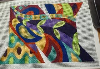 Designer Inspired Initials Letter N by Gone Stitching (thumbnail)