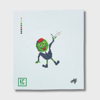 Dirty Harry Mini Canvas by Anne Fisher Needlepoint (thumbnail)