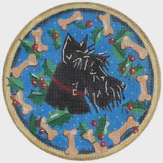 Scottie wiith Dog Biscuits Ornament by Meredith Collection (thumbnail)