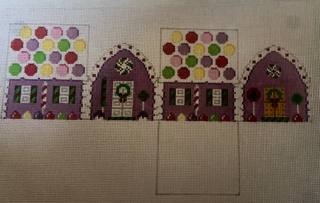 Grape with Jelly Rounds 3D mini house by Liz Goodrick-Dillon (Tapestry Tent, via Susan Roberts) (thumbnail)