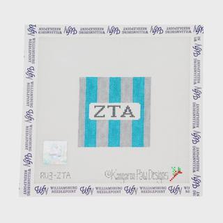 Zeta Tau Alpha - 3" Rugby Square by Kangaroo Paw Designs (thumbnail)