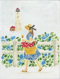 Summer Stroll by Kate Dickerson Needlepoint Collections (thumbnail)