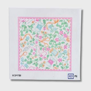 Needlepoint Print Printed Canvas by KCN Designers (thumbnail)