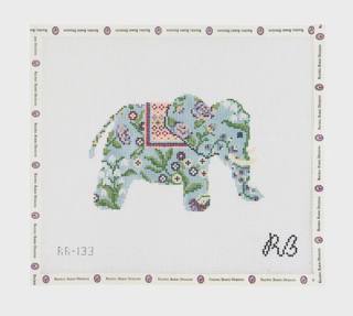 Evie The Elephant Canvas by Rachel Barri Designs (thumbnail)