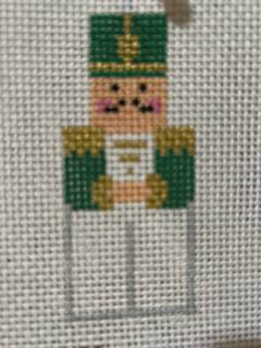 Green Nutcracker Angel Canvas by KCN Designers (thumbnail)