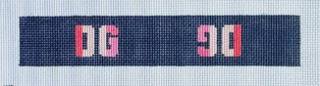 M-Delta Gamma Key Fob by Wipstitch Needleworks (thumbnail)