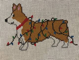 Corgi- Christmas Lights by Poppy's Designs (thumbnail)