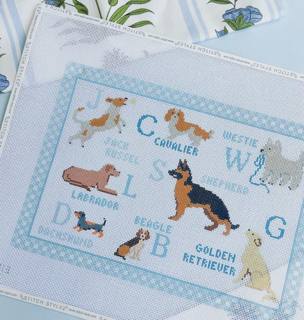 Stitch Style SS213 Puppy Dog ABC Needlepoint by Stitch Style Needlepoint (thumbnail)