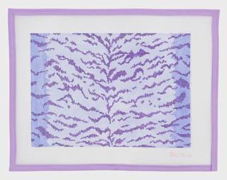 Purple Tiger Large Rectangle by Bad Bitch Needlepoint (thumbnail)