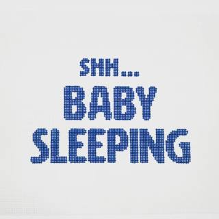 Shh... Baby Sleeping (Deep Blue) by SBT Stitches (thumbnail)