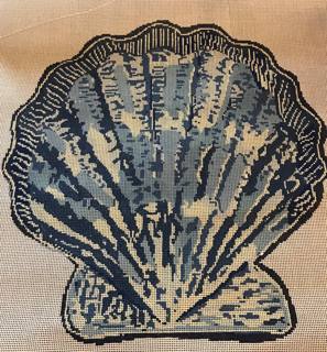 Scallop Canvas Blue by KCN Designers (thumbnail)