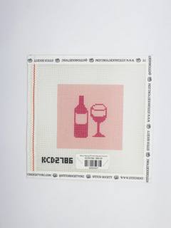 Wine Pairing Printed Square Canvas by KCN Designers (thumbnail)