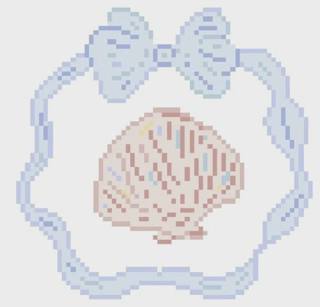 Sweet Seaside Shell 18 Mesh Canvas by Penny and Penny (thumbnail)