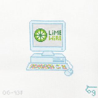 Nostalgia Desktop LimeWire by Olivia Grace Needlepoint (thumbnail)