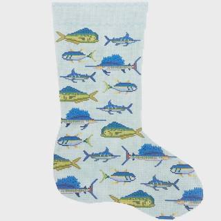 Tropical Fish Stocking by Atlantic Blue Canvas (thumbnail)
