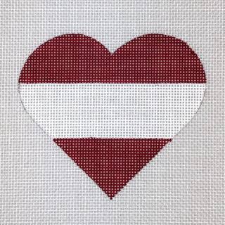 Pepperberry HT35 Austria Flag Heart by Pepperberry Designs (thumbnail)