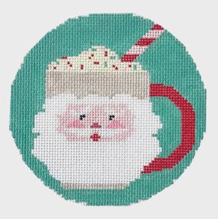 Santa Mug Round by Wipstitch Needleworks (thumbnail)