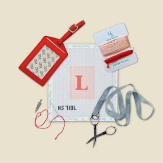 Our Initial Thought - Bag/Luggage Tag Kit (Rosy Cheeks) by Happy Stitching (thumbnail)
