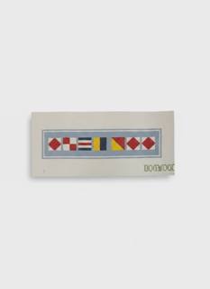Fuck Off in Nautical Flags by Dogwood Needlepoint (thumbnail)
