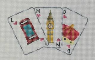 Destination Playing Cards- London by Poppy J Stitches (thumbnail)