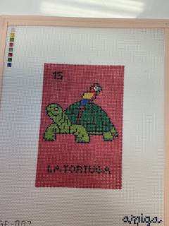 La Tortuga Lotería Card by Dogwood Needlepoint (thumbnail)