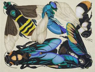 insects, blue by Melissa Shirley Designs (thumbnail)