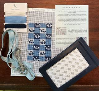 "Spec-tacular Stitching" Eyeglass Case Kit by Happy Stitching (thumbnail)