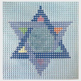 Stitchin' Littles Kit - David's Star by Purple Palm Designs (thumbnail)