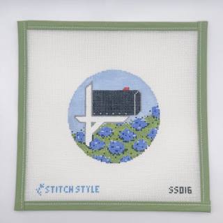 Mailbox Round with Stitch Guide by Stitch Style Needlepoint (thumbnail)