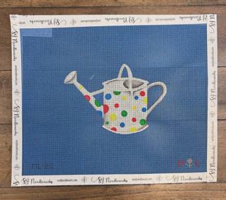 Polka Dot Watering Can by The Gingham Stitchery (thumbnail)