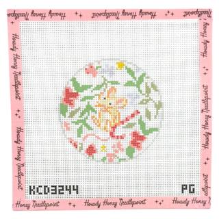 Mouse with Candy Cane Canvas by KCN Designers (thumbnail)
