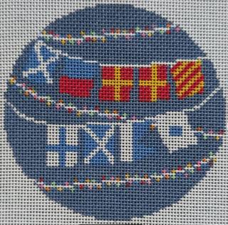 Merry Christmas Nautical Flags by Laura Love Designs (thumbnail)