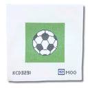Soccer Ball Square Printed Canvas by KCN Designers (thumbnail)