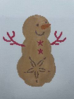 Sand Snowman by Blue Waters Needlepoint (thumbnail)