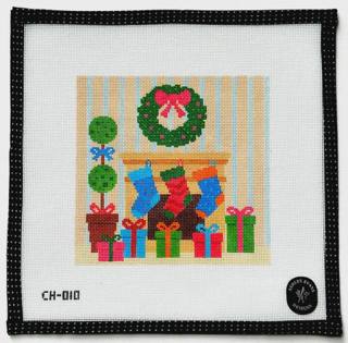 Hung with Care Christmas Mantle and Stockings by Ashley Evans Designs (thumbnail)