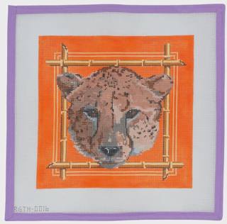 Leopard On Orange by Ramsay Gourd (thumbnail)