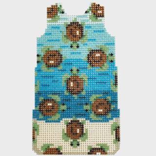 NTG TS137 - Sea Turtle Party Mini Shift by Two Sisters Needlepoint (thumbnail)