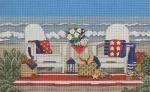 Melissa Shirley Red, White and Blue Beach by Melissa Shirley Designs (thumbnail)