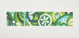 Green Pucci Key Fob by Blueberry Point Canvas (thumbnail)