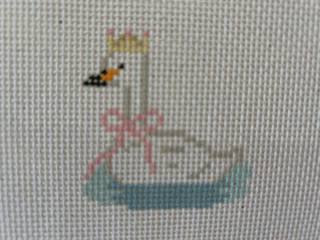 Party Swan by La Fete Needlepoint (thumbnail)