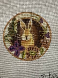 Xmas Coaster Hare by Once in a Blue Moon (via Fleur de Paris) (thumbnail)