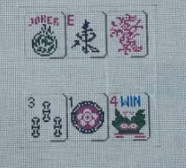 M-Mahjong Gemstone 18m by Susan Roberts Needlepoint (thumbnail)