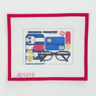 Clutch Valet Tray - Navy Stripe by Rachel Donley (thumbnail)
