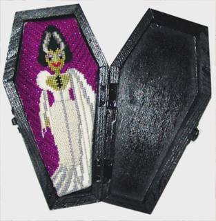 Shelly Tribbey Designs H003 Bride of Frankenstein Ornament Set by Shelly Tribbey Designs (thumbnail)