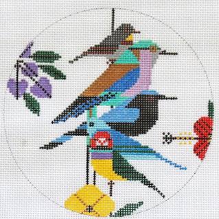 Rainforest Birds Ornament by Meredith Collection (thumbnail)