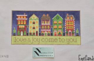 Love & Joy Row Houses by Eye Candy Needleart (thumbnail)
