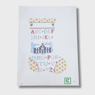 Little Women Collection Orchard House Midi Stocking Canvas by The Plum Stitchery (thumbnail)