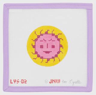 Sun Coaster #2 - Round by Julia’s Needleworks (thumbnail)
