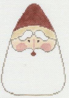 Santa Face Triangle by Kathy Schenkel (thumbnail)