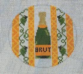 A Bottle of Champagne Coaster AOK 129 by Ann Kaye Studio (thumbnail)
